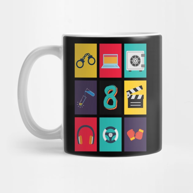 Sense8 Flat Icons by byebyesally